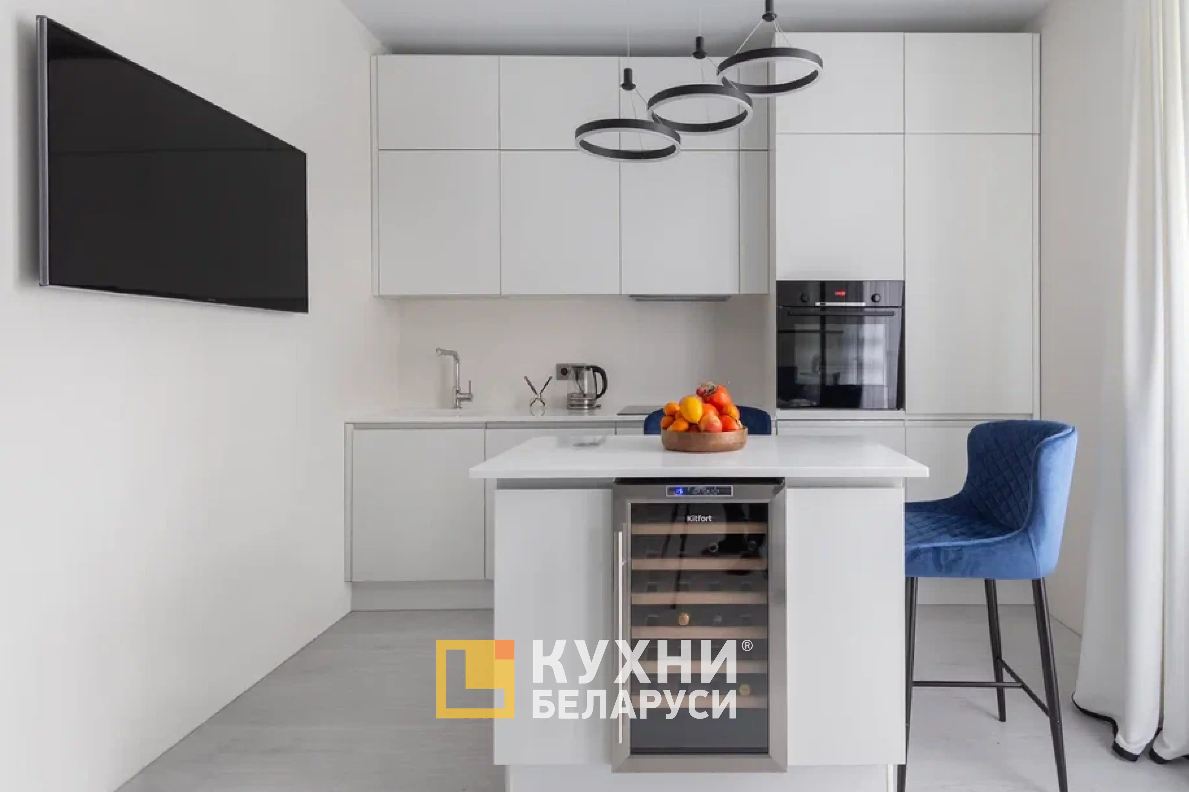 Дизайн кухни гостиной - фото 6